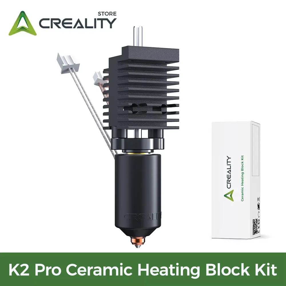 

Creality K2 Pro Ceramic Heating Block Kit Quick-swap Nozzle 300℃ High Temperature Resistance Original K2 Pro 3d Printer Parts
