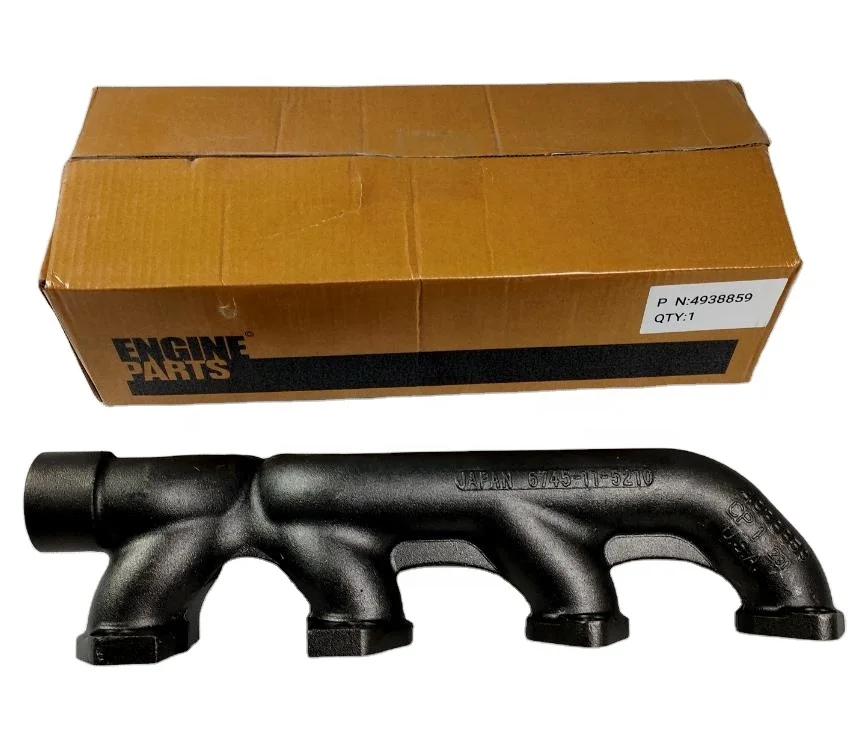 PC300-8 QSL9 QSC8.3 exhaust manifold 4938859 4938859 3937478 3972390 3937477 3937479 5269779 3943191 6745115210 6745-11-5210