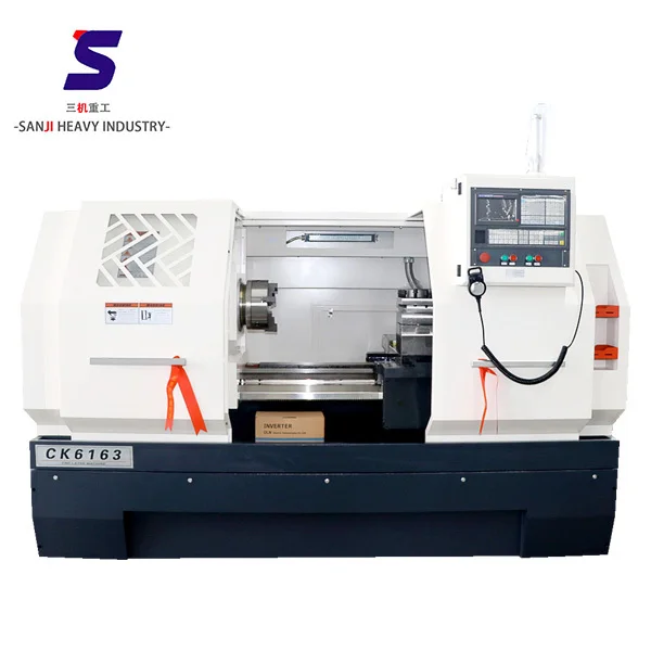 Automatic Metal CNC Hine Hydraulic Chuck Cnc Turning Lathe Ck6163