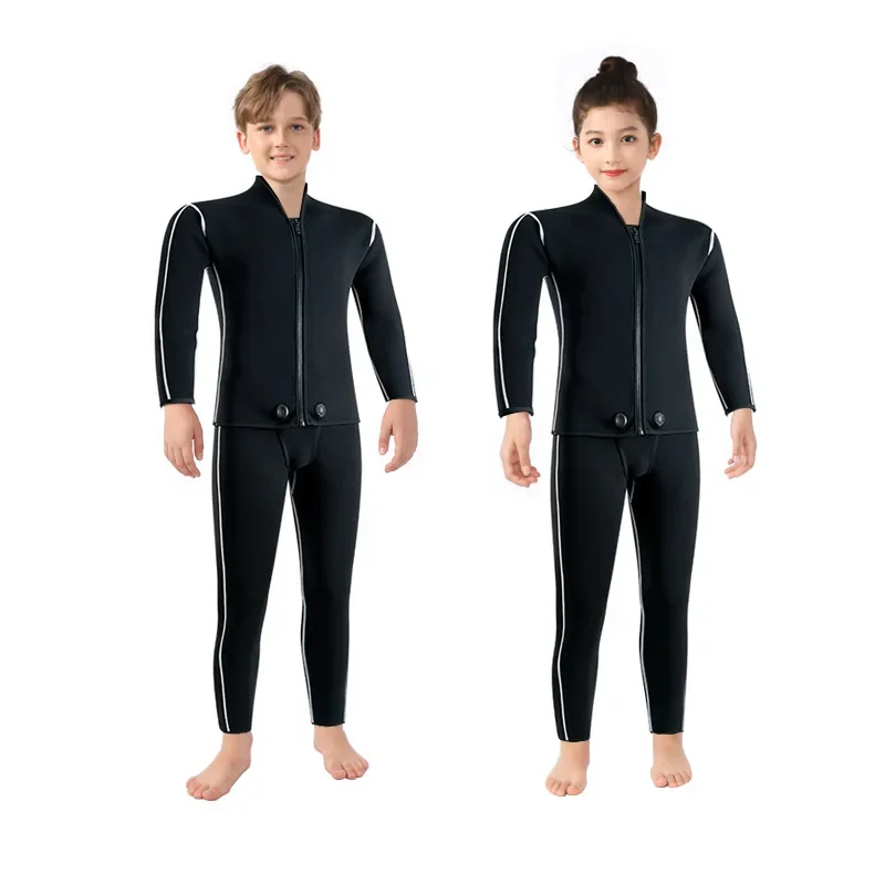 flexible-large-children's-wetsuit-3mm-boys'-split-swimsuit-warm-long-sleeve-sunscreen-surfing-snorkeling-jellyfish-suit-women