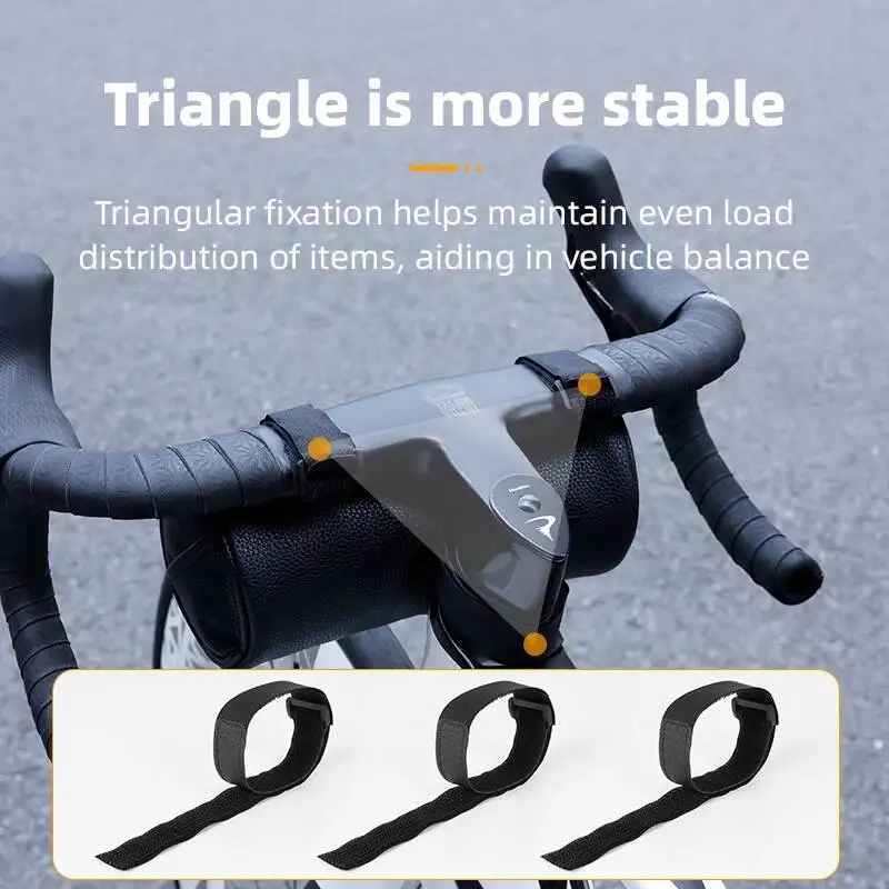 

ESLNF Waterproof Bike Handlebar Bag Black Front Shoulder Strap For Road Mountain Cycling Bicycle Travel & Storage