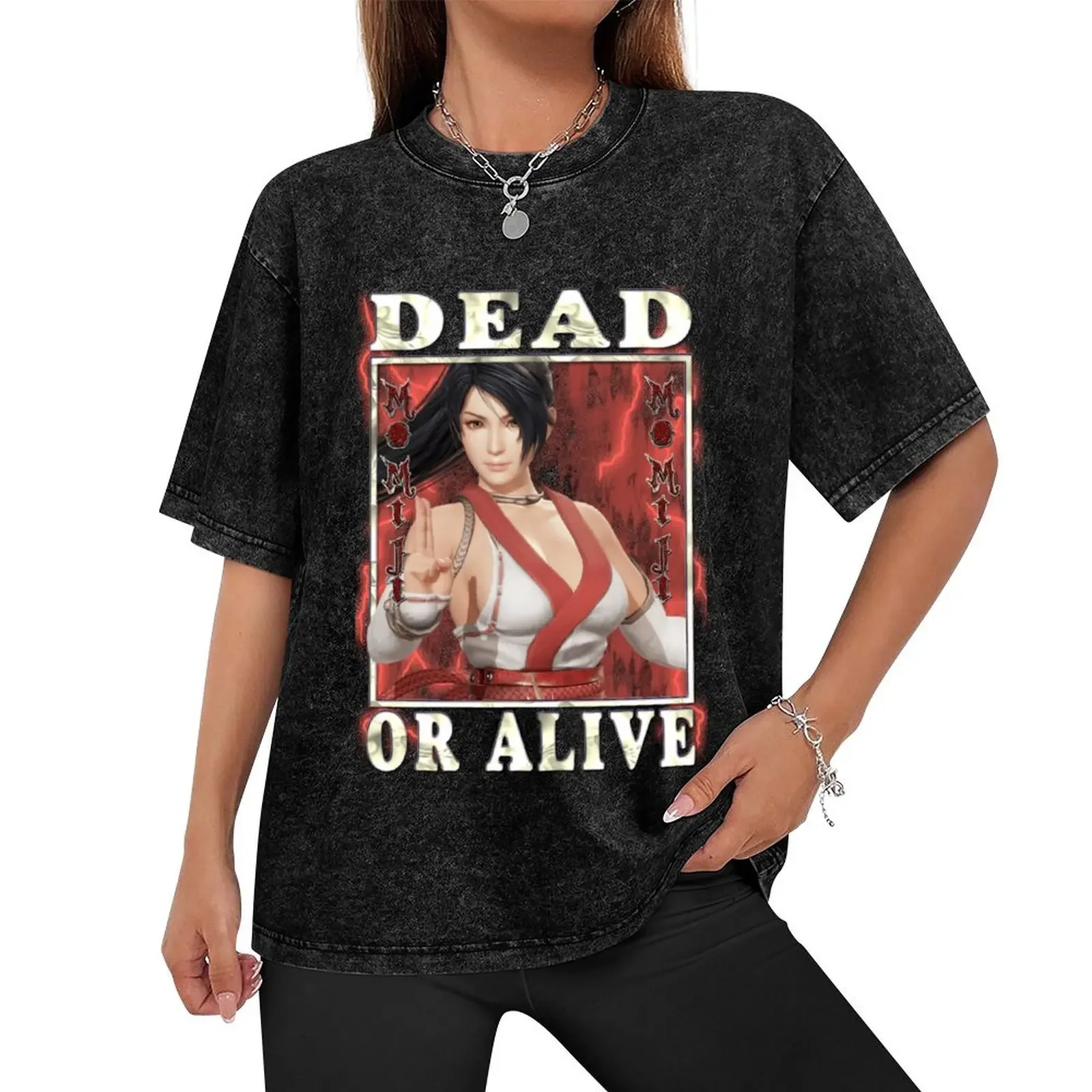 Dead or Alive 6 - Kunoichi Momiji DOA/DOA6 T-Shirt Aesthetic clothing graphics sweat custom shirt mens cotton t shirts