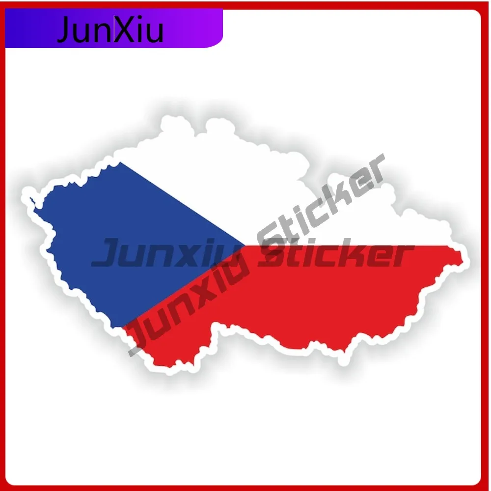 

Czech Republic Shape Of The National Emblem Map Flag Sticker Cover Scratch Diy Glass Can Bottle Waterproof Decals Rv Bumper Moto