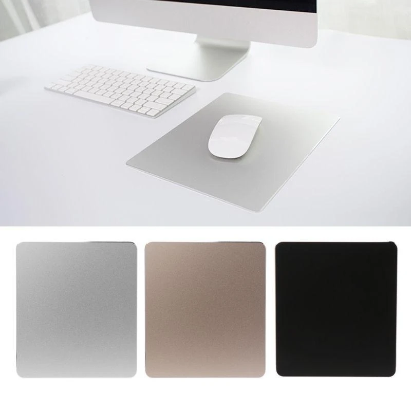 

Mouse Pad with Non-Slip Rubber Base, Premium Aluminum & Waterproof Computer Mousepad with Stitched Edges, Mouse Pads
