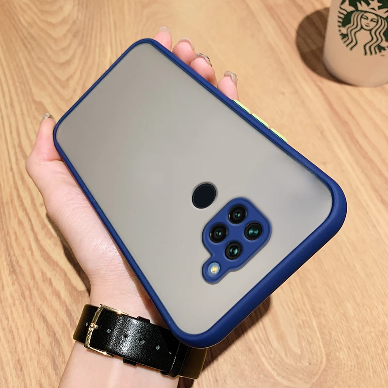 Case For Xiaomi Redmi Note 9 Pro 9S 9T 10 10S 10T 11 11T Poco X3 F3 M3 Pro Shockproof Slim Cartoon Plain Color Back Cover Case