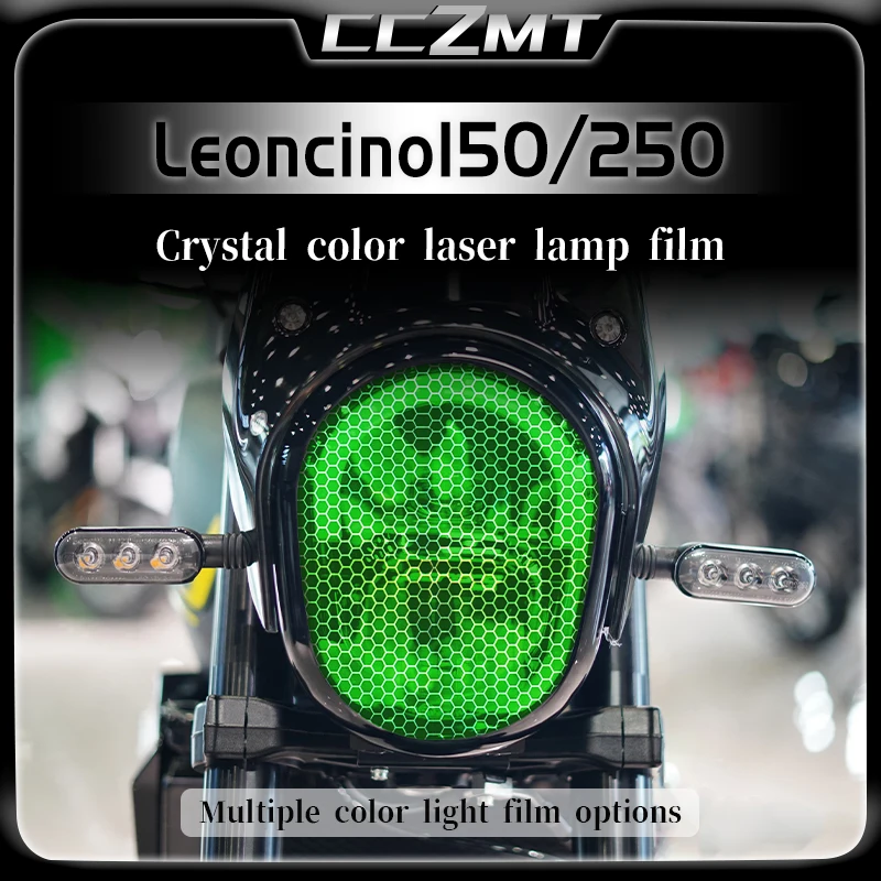 For Benali Leoncino 150 250 Headlight film tail light film honeycomb laser light film protective sticker accessories