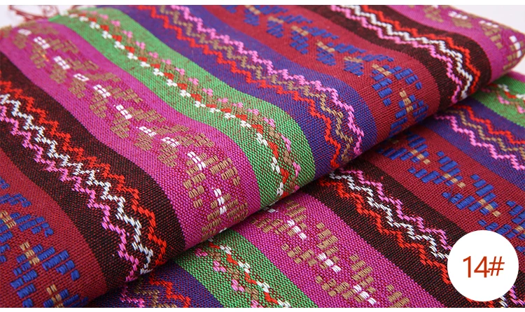 Teramila Baumwoll-Leinen-Stoff im Ethno-Stil für Hotel- und Bar-Tischdecken, Kissen, Sofabezüge, Textil-Patchwork, Vorhänge und Dekorationsmaterialien – Detail 18