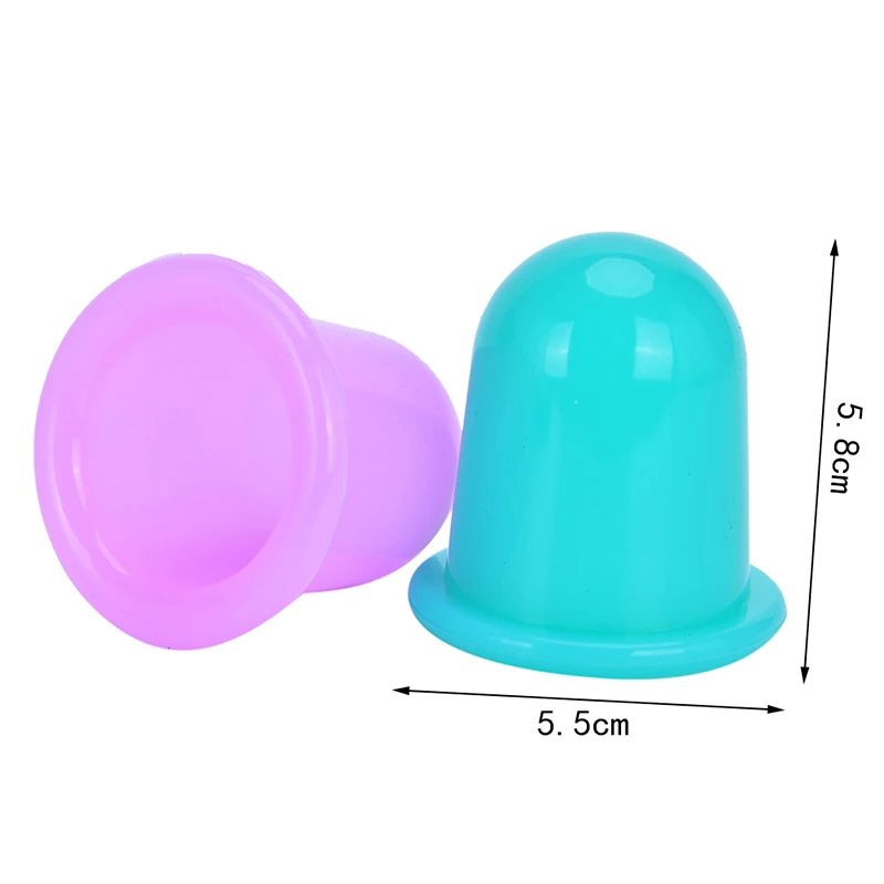 Suction Cups Silicone Vacuum therapy Vacuum Cans Vacuum Suction Cups Massage Body Cups Massage Jars Anti Cellulite Massager