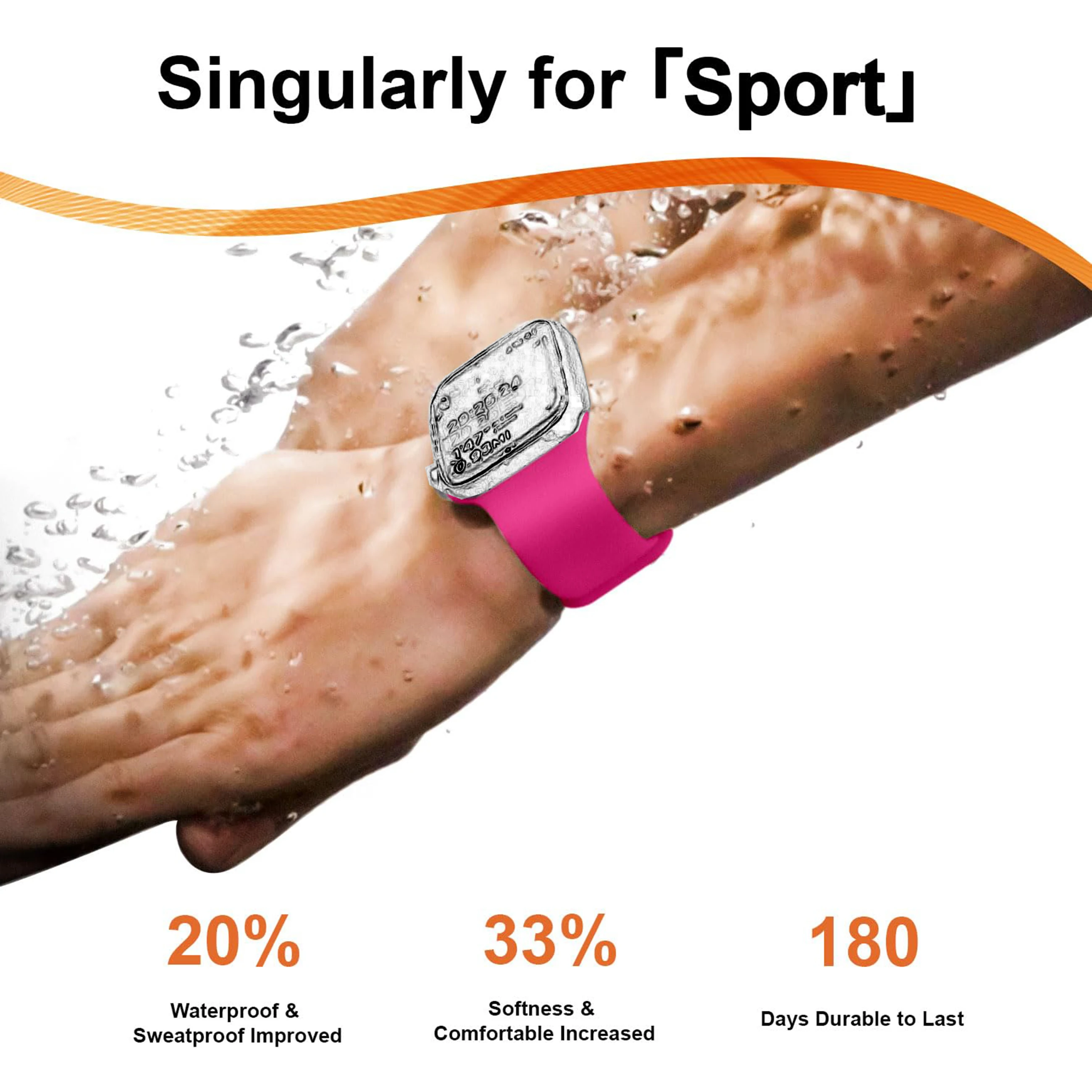 スポーツバンド Apple Watch バンド 38mm 40mm 41mm 42mm 44mm 45mm 46mm 49mm 対応、iWatch B 対応 ソフトシリコンストラップ