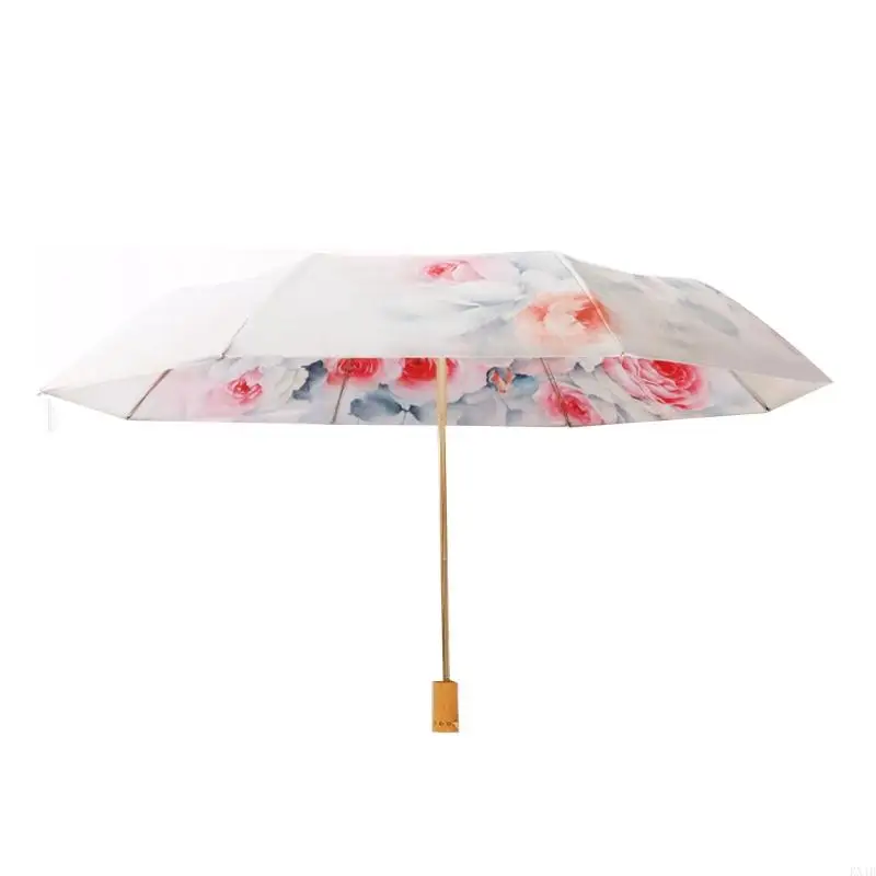 KX4B Przenośny UV na parasol Sun Compact Składany parasol do wiatrówki, deszcz