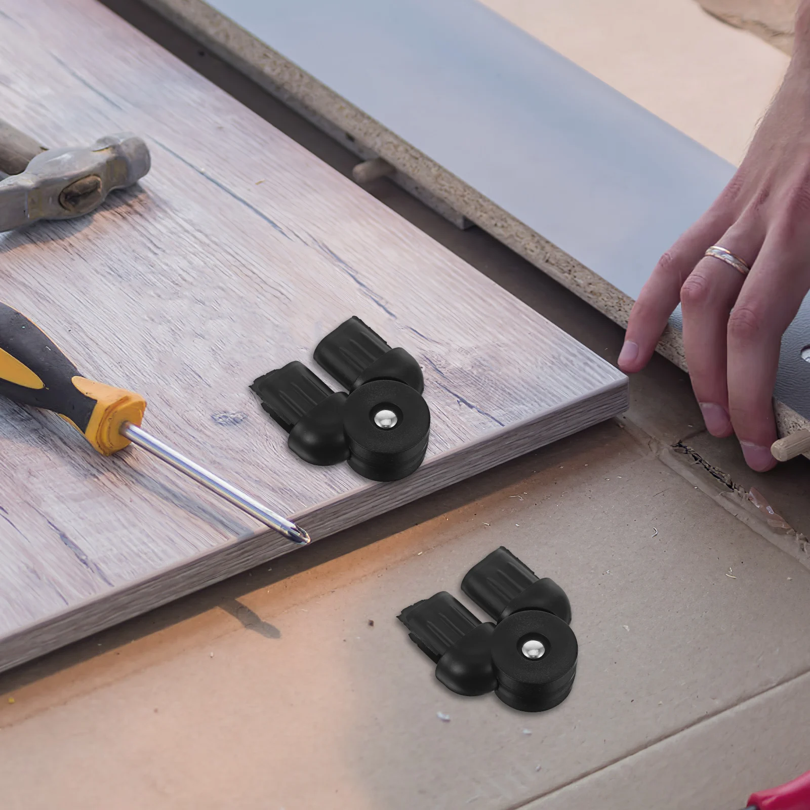 

2pcs Wicker Chair Movable Joints Plastic Connector Folding Parts Recliner Accessories Patio niture Tube Fitting Beach Chair