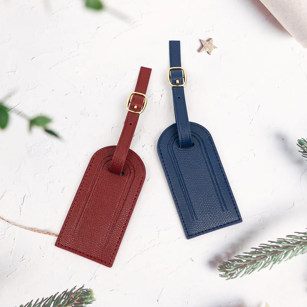 Personalisierte PU-Leder Damenhandtaschen, Gepäckanhänger, Anhänger, Anti-Verlust-Gepäckanhänger, Gepäckzubehör – Detail 10