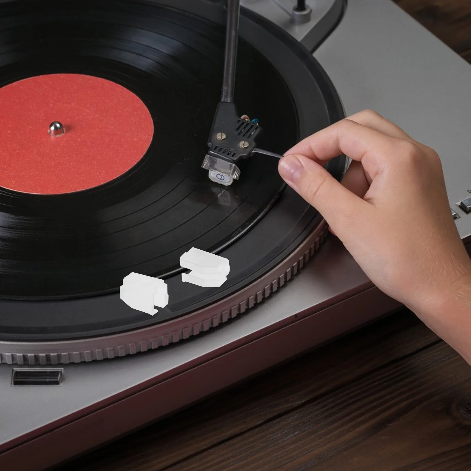 

6pcs Record Player Stylus Protector Stylus Needle Cover Replacement Turntable Needle Guard Dust Cover For Vinyl Records Durable