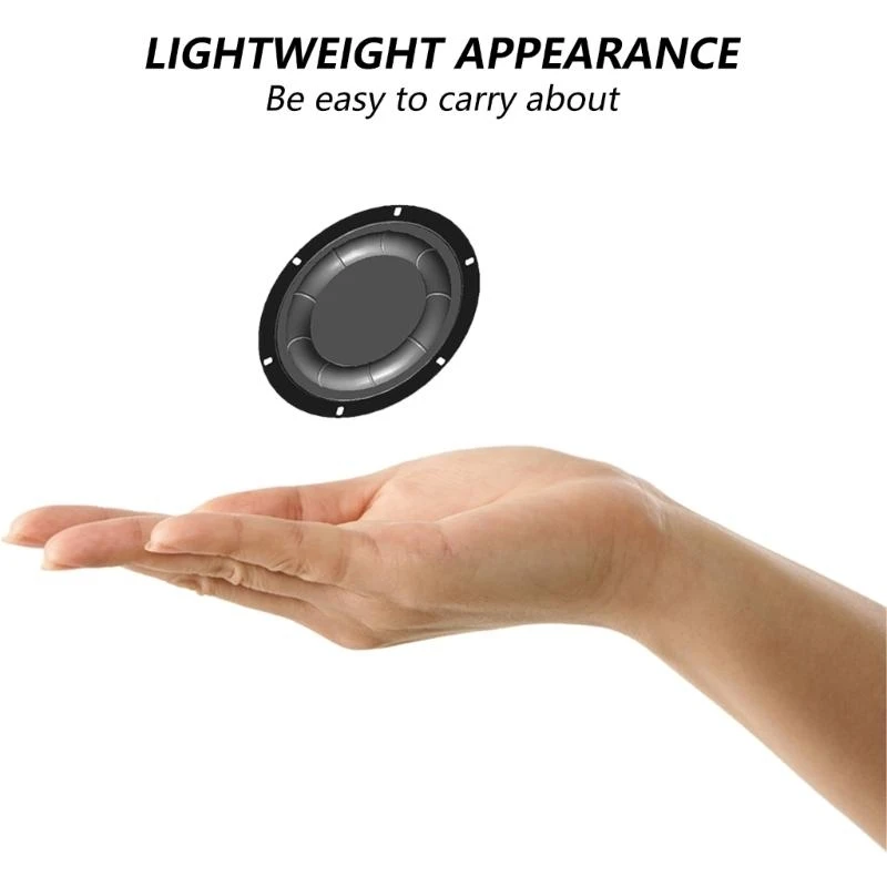 066A ยางเหล็กเบสไดอะแฟรมลำโพงเบสไดอะแฟรม 6.5 นิ้ว/8 นิ้วฮอร์น 1pc