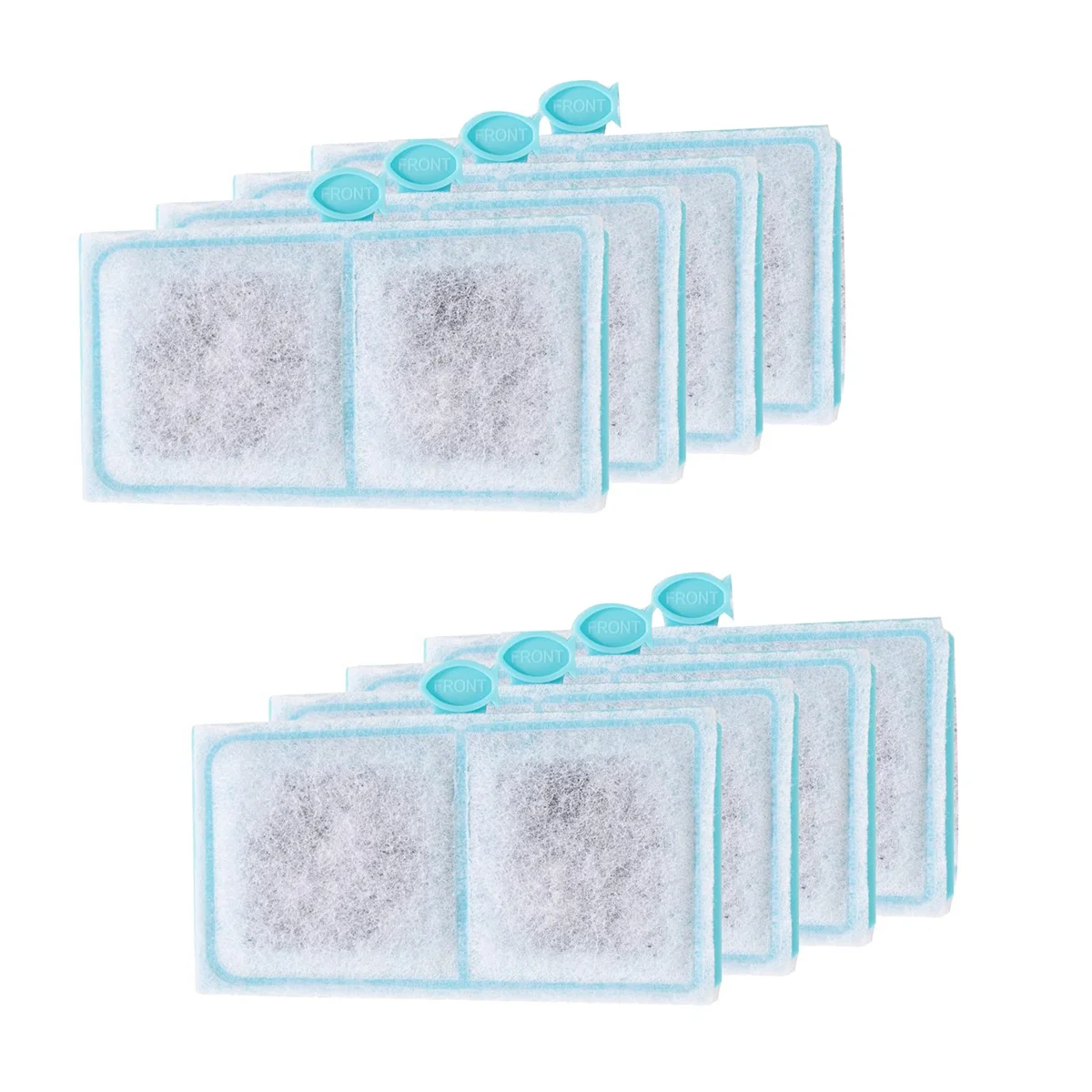 Filter Cartridges for Top Fin EF-S Elements and BF5 BETTAFLO, Thickened Fish Tank Remplacement Cartridge with Zeolite