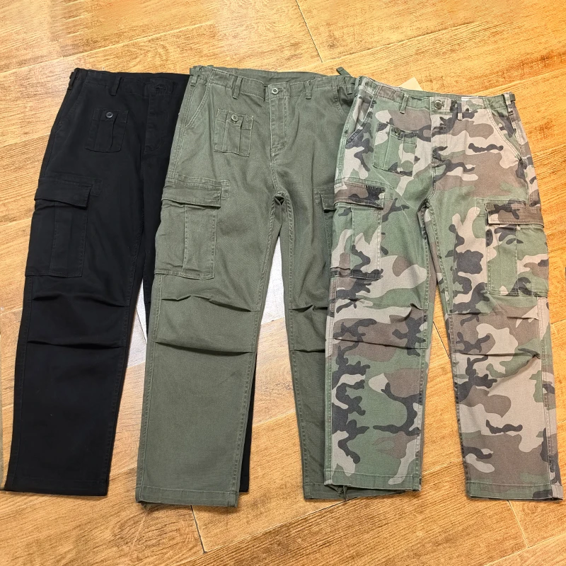 

Comfortable Fit American Sle Workwear Casual Pants Multiple kets Spring Autumn New Men's Camouflage Trendy Brand Pants