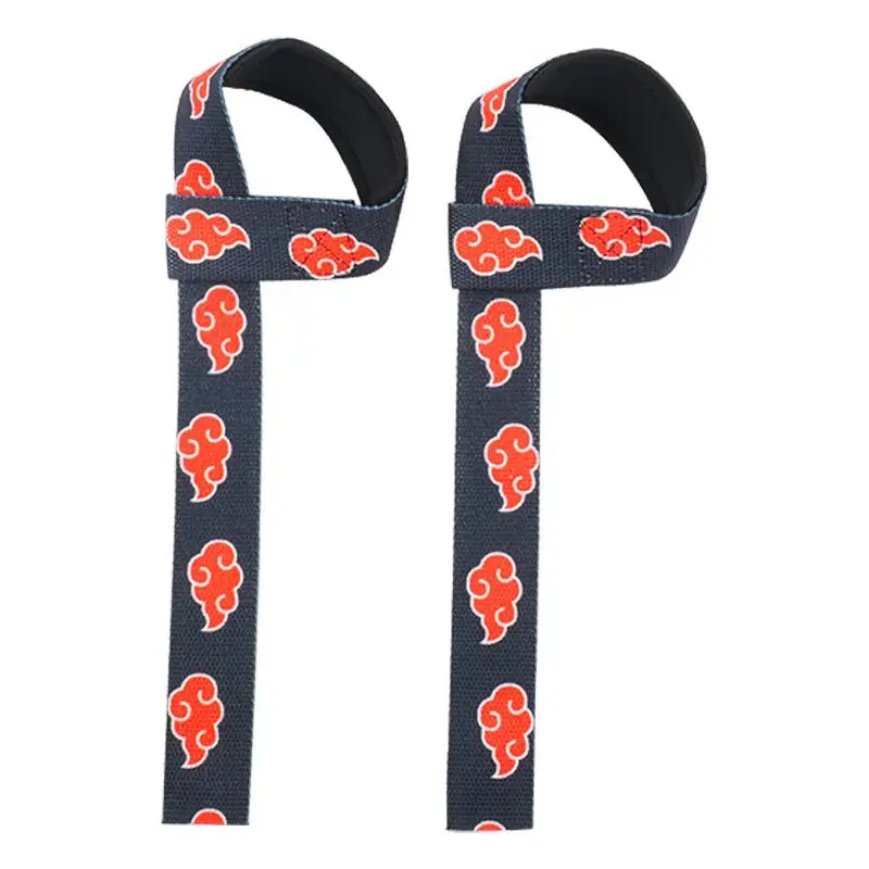 Naruto Akatsuki Fitness Boost Belt Hard Pull Up Boost Belt Strength Lifting Tool Anti Slip Assist Grip Belt Sports Wrist Guard