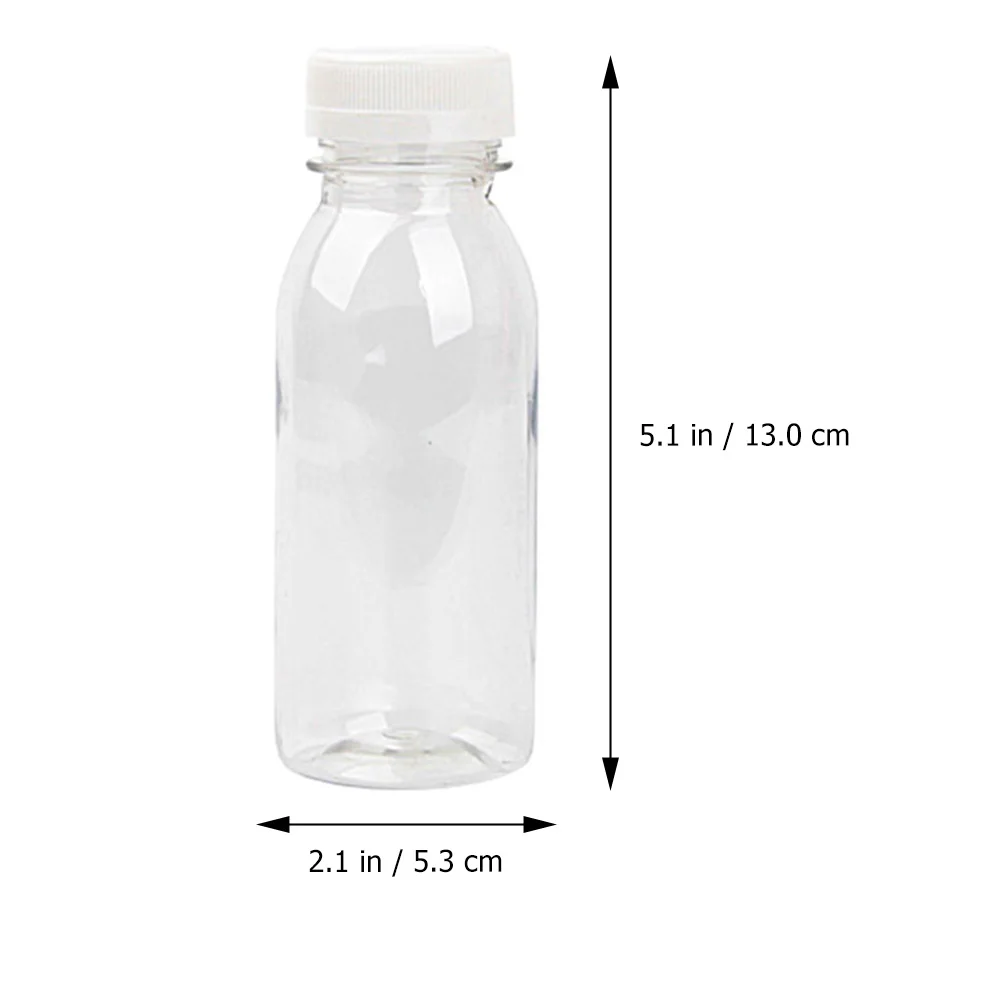 15 stuks brede mond transparante huisdier drinkflessen melk sap yoghurt opslag morsbestendig wegwerp sap opslagflessen