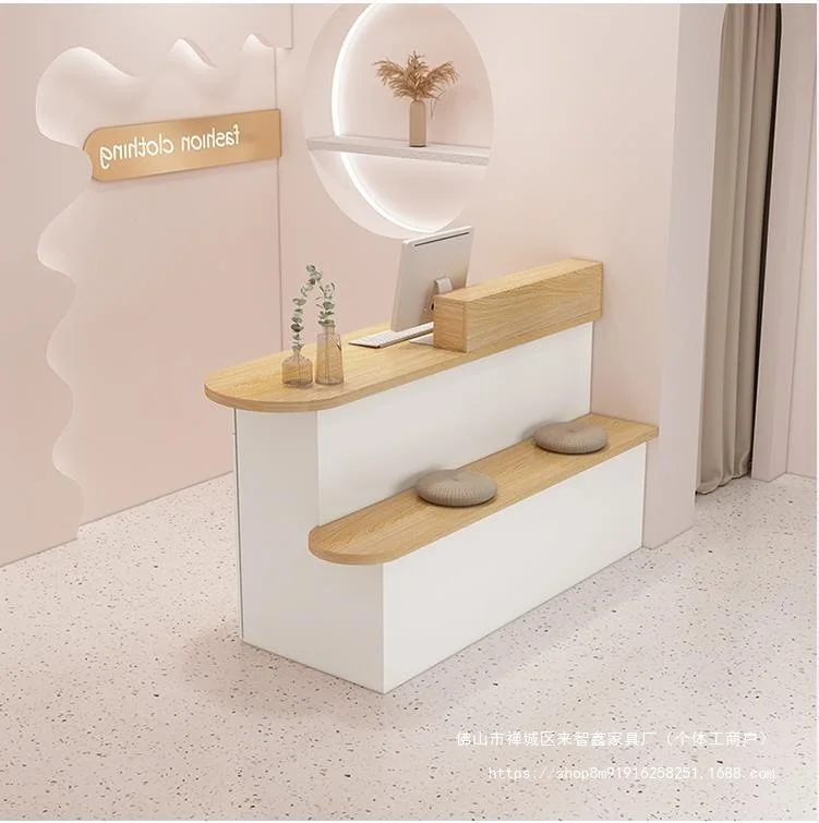 

HYS simple modern clothing store checkout page women's clothing store small bar table counter manicure salon reception