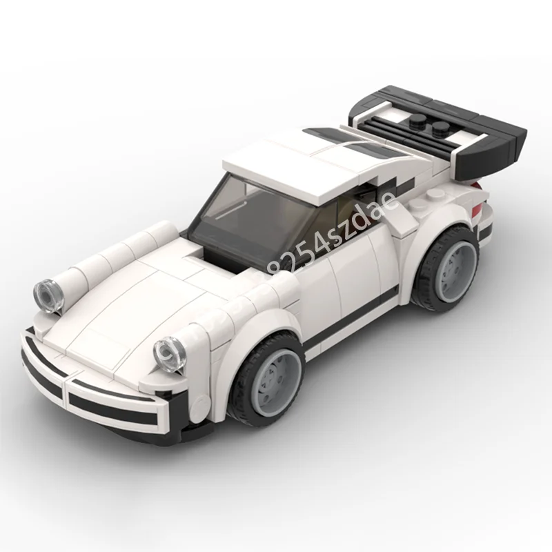 

170 шт. MOC City Champions Porscheed Turbo Mod Модель Строительные игрушечные блоки Строительство Сборка DIY Рождественский подарок Идея Кирпич Дети