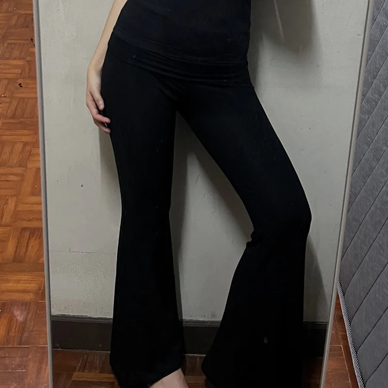 Spring New Fashionable Sports Leisure Yoga Pants Bell Bottom Slim Fit Hip Lifting Y2K Style for Women