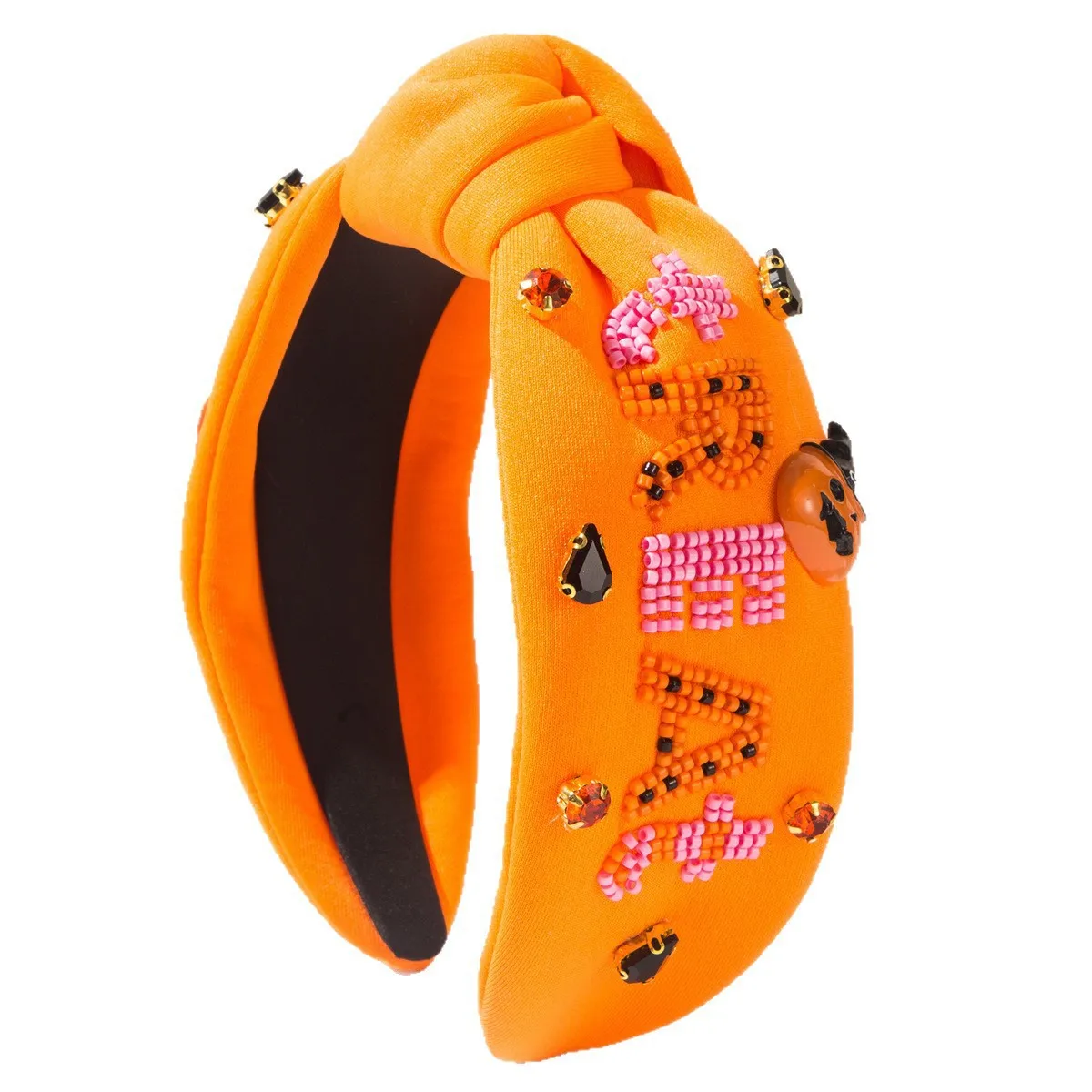 Diadema con elementos de Halloween para mujer, accesorios de calabaza con personalidad única, decoración, accesorios para el cabello festivos