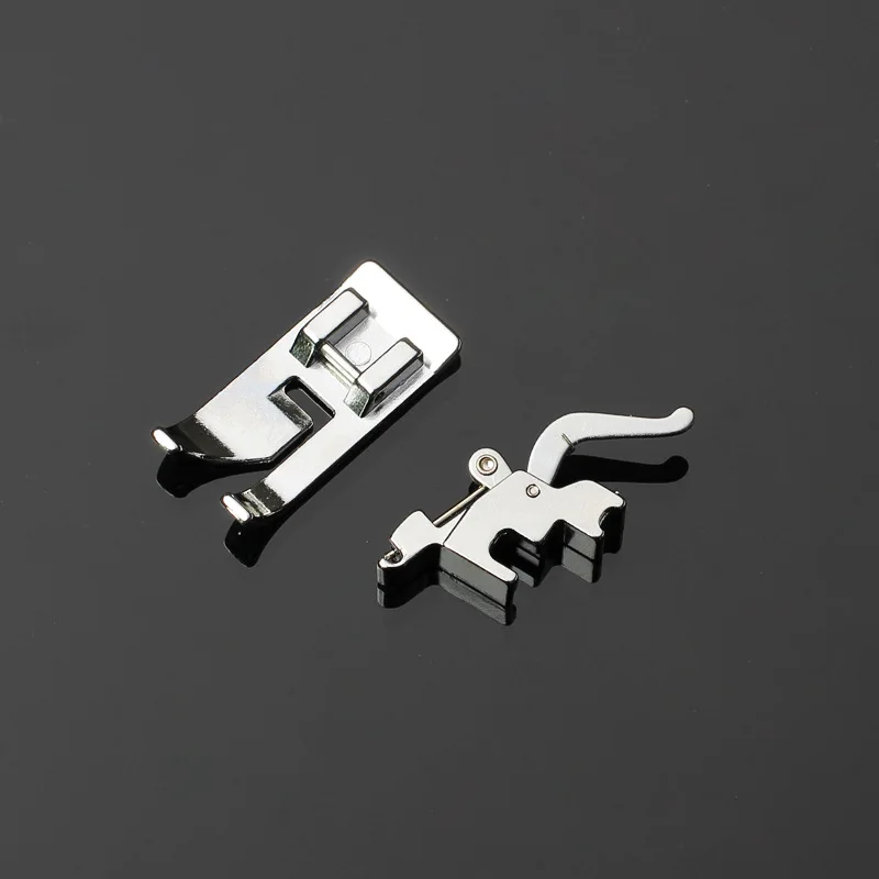 2Pc High Sewing Handle Presser Feet for Sewing Machines Metal General Purpose Walking Foot with Holder Sewing Machine Parts 505A