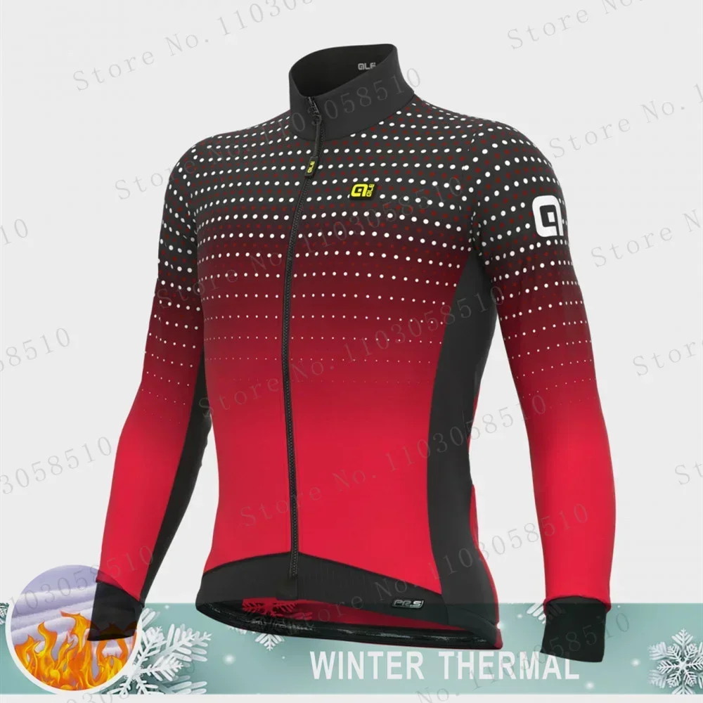 

Men's Winter cycling jersey winter fleece bike maillot ciclismo long sleeves bicycle sets roadbike warm men racing mtb clothing