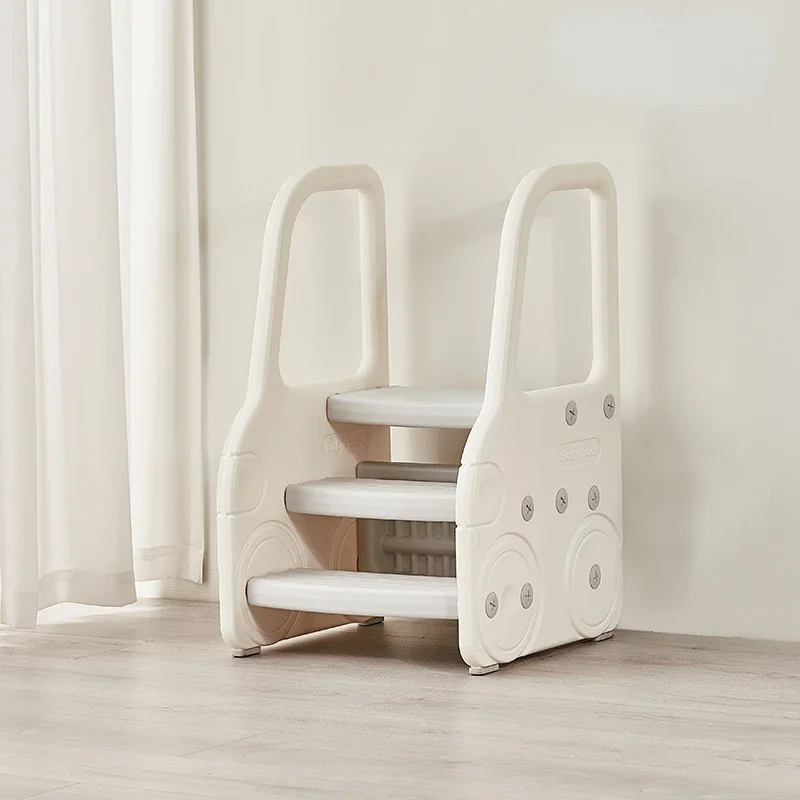 Sgabello in plastica per bambini, sgabello per lavabo, scaletta per lavaggio a mano per bambini, sedia per bambini con pedale antiscivolo, seduta