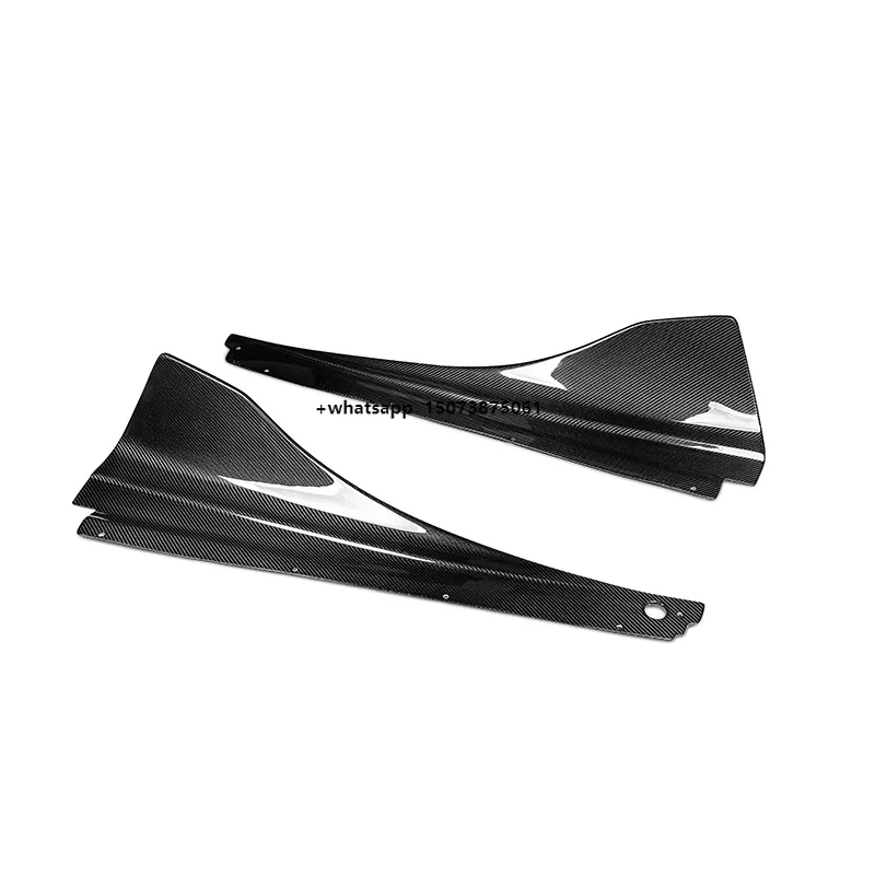 Vorstein Style Dry Carbon Fiber Car Accessories Extend Side Skirts for 720S 2015-2018 Carbon Front Skirts