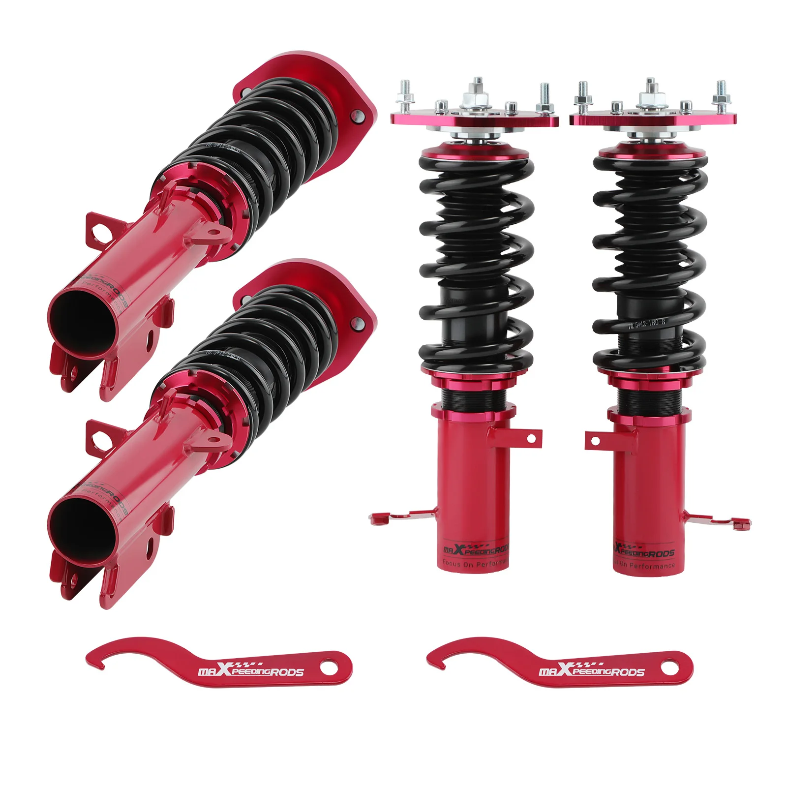 Coilovers Suspension Kit For Toyota Corolla 1988-1999 Shock Struts Adjust Height Coilovers Coil Spring Over Struts