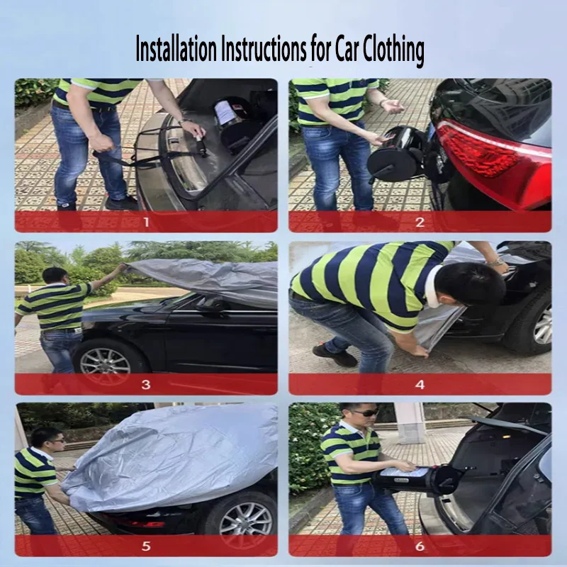 Suitable For All Car Models Hand Cranked Clothing Storage Cover Semi-automatic Thick Oxford Cloth Suitable For All Seasons