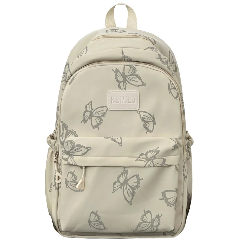 Simple Large Capacity Backpack Stylish Laptop Backpack Cute Girl Travel Backpack