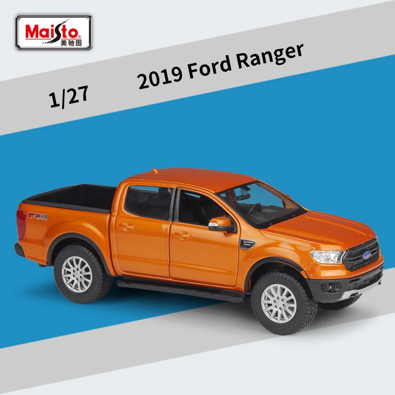 Maisto 1:27 Ford Ranger 2019 Picku Alloy Car Diecasts & Toy Vehicles Car Model Miniature Scale Model Car Toy For Children