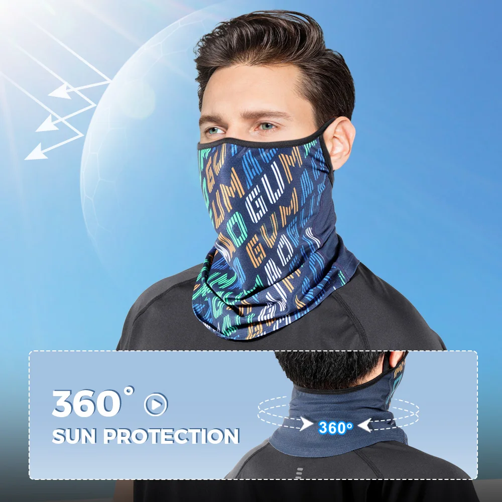 Cycling Face Mask Neck Gaiter Bicycle Riding Bandana Outdoor Sports Hike Running Hunting Fishing Breathable Cycling Half Mask