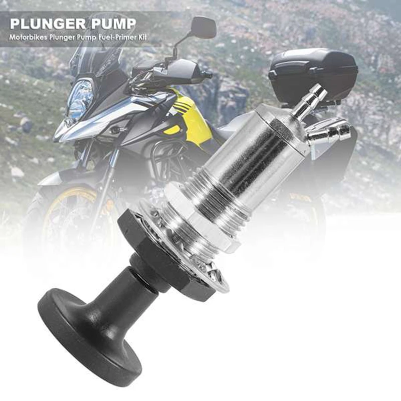 3X Motorbikes Plunger Pump Fuel-Primer Kit For Snowmobile/ATV Fits For Polaris Honda Yamaha Kawasaki Skidoo Arctic Cat