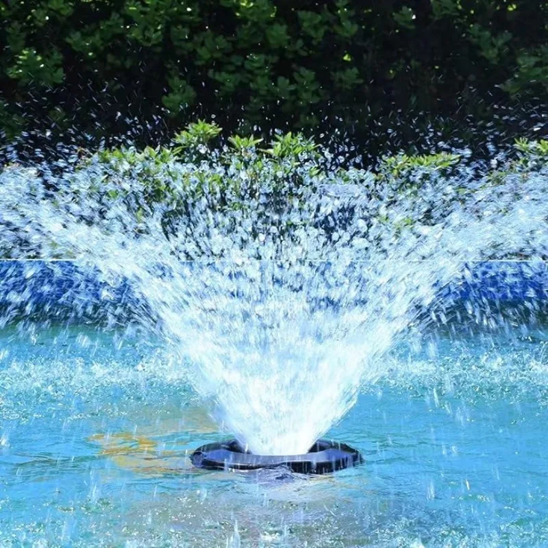 RGB LED Pond Fountain Aerator Color Changing Light Show 10000 GPH Floating Aerating Pump 35ft Power Cord Time Control