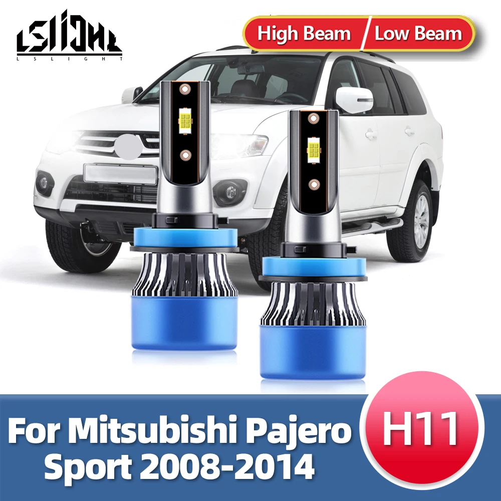 

LSlight LED 15000LM Headlight 110W H11 H8 H9 Low Beam 6500K Lamp For Mitsubishi Pajero Sport 2008 2009 2010 2011 2012 2013 2014