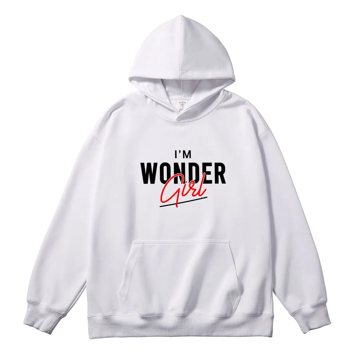 Women's Hoodies Oversized New Graphic Printed Sweatshirt Female Classic Hooded Pullover Autumn Thick Sportswear