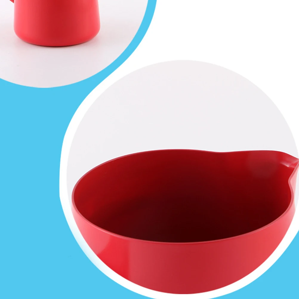 Taza de acero inoxidable de 400 Ml, jarra de leche antioxidante, concentrado portátil para cafetera roja, fácil de limpiar