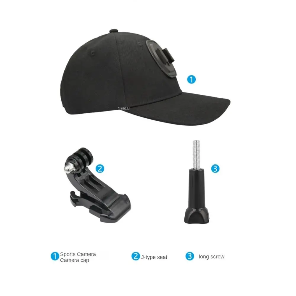 Adjustable Canvas Sun Hat Cap for Gopro Hero 12 11 10 9 8 7 6 5 4 3 insta360 x3 x2 Eken SJCAM DJI OSMO Sport Action Camera