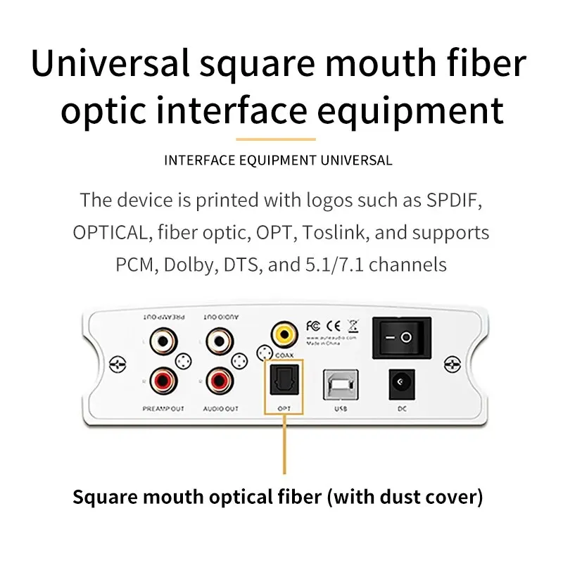 YYAUDIO Digital Optical Audio Cable Toslink SPDIF Coaxial Cable 1m 2m for Amplifiers Blu-ray Xbox 360 PS4 Soundbar Fiber Cable