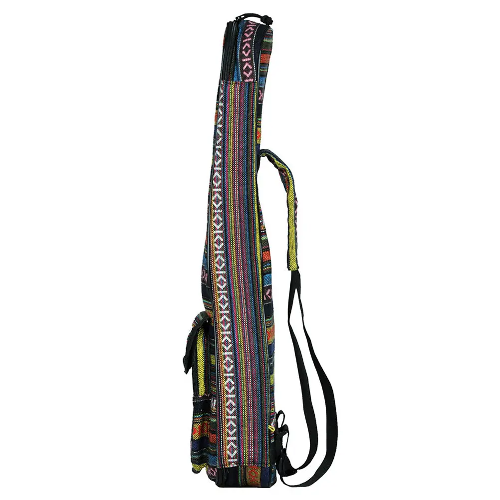 1Pcs 23 Inch Ukulele Case Stylish Solid Construction Dustproof Lightweight Bag with Zipper Capo Music Book Storage Pouch