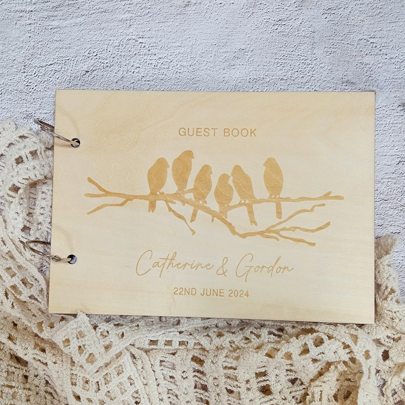 

Personalized Wedding Guestbook, Couple Wedding Guest book Ideas Book, Anniversary Bridal Shower, Gift for Couple Memory Book