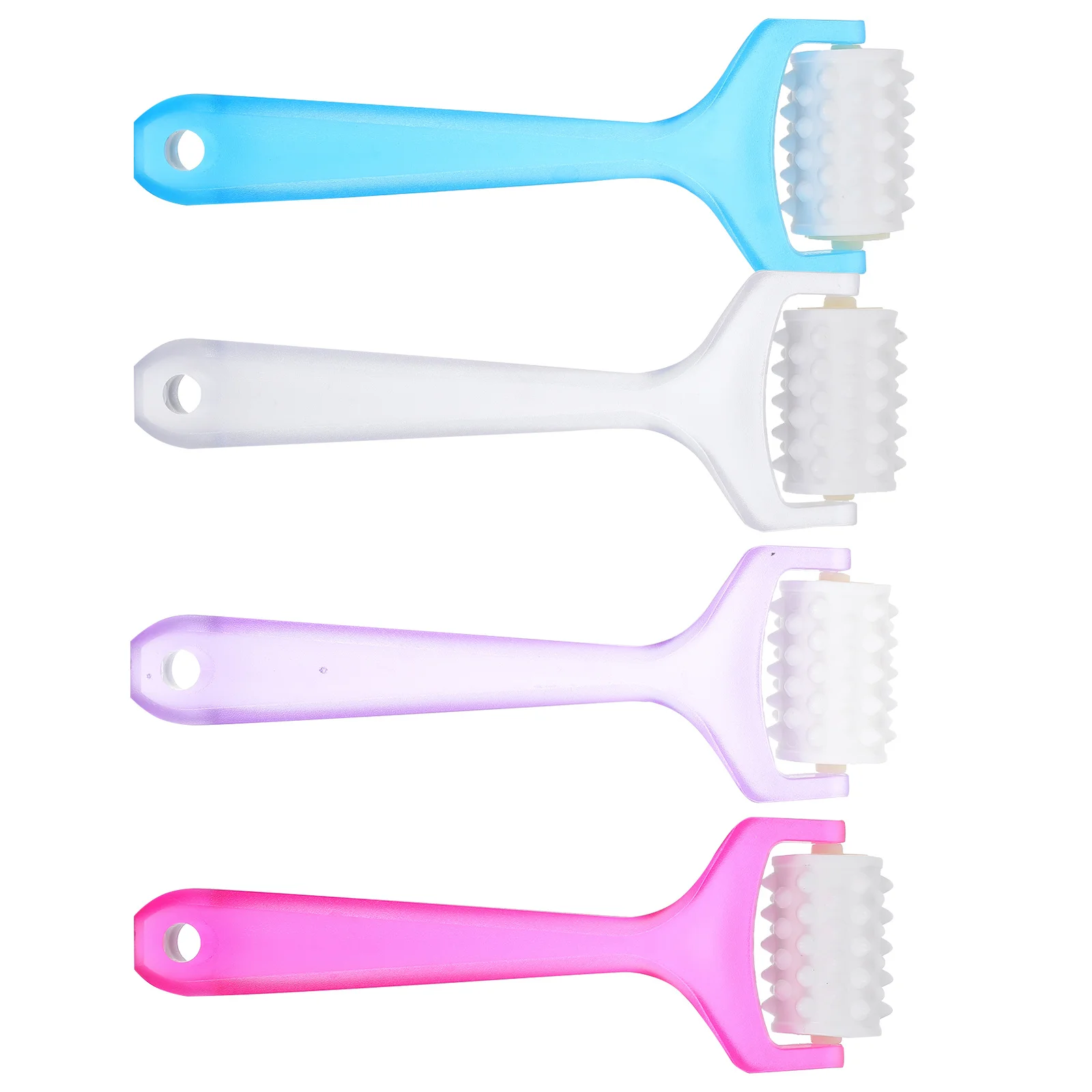 

4Pcs Facial Skin Care Roller Massage Tool Durable Manual Face Roller Relaxing Muscle Wrinkle Removal Face Massager