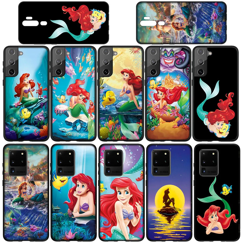 Princess The Little Mermaid Ariel Phone Case for Xiaomi Redmi Note 11 10 9 8 Pro 9S 10S 11S 9A 9C 9T 10A 10C 8A 7A A