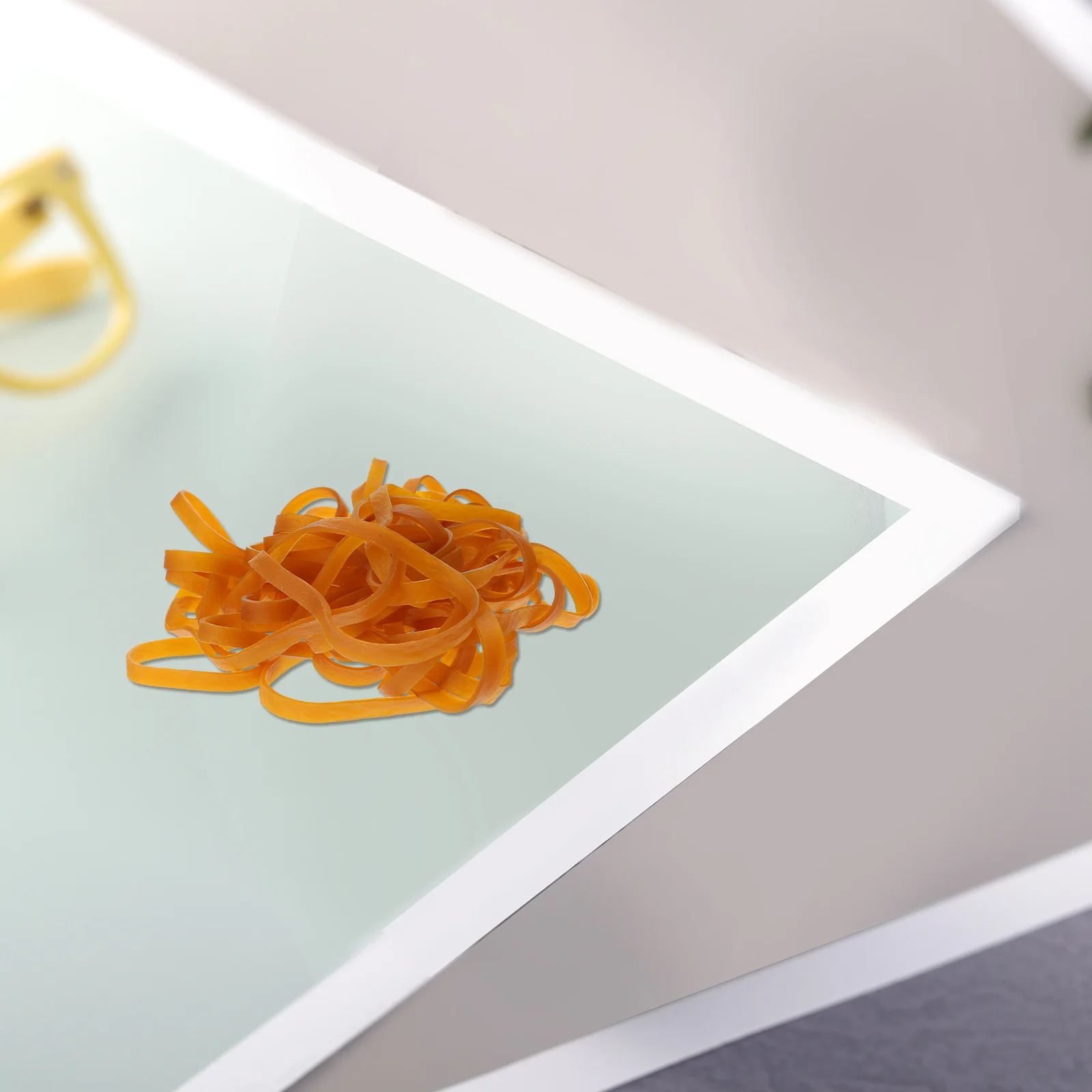 70 قطعة من الأربطة المطاطية للشعر الثابتة حلقات مطاطية سميكة ومرنة متعددة الاستخدامات للمكتب والمدرسة والحرف اليدوية المحمولة