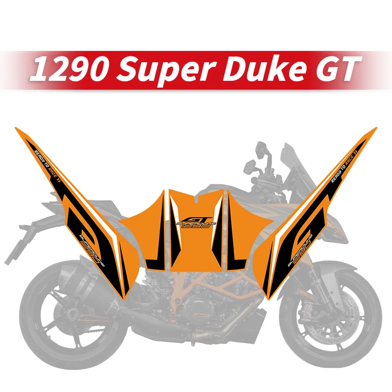 For KTM 1290 Super Duke GT Motorcycle Accessories Fuel Tank Scratch Protection Stickers Kits Of Bike Decoration Decals Kits