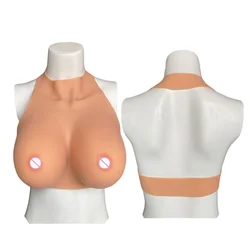 Huge Silicone Breast Forms Realistic Fake Tits False Nipples Crossdresser Boob Bodysuit Cosplay Drag Queen Transgender Underwear