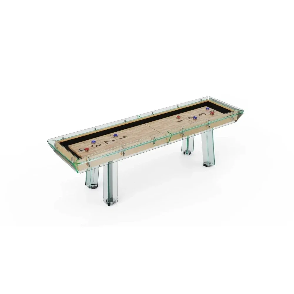 Sand fox board private villa table crystal tempered glass indoor sports parent-child sports fun